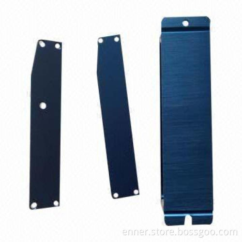 112.3*16.7*1.6mm, blue Anodized Extruded Aluminum Heat Sink